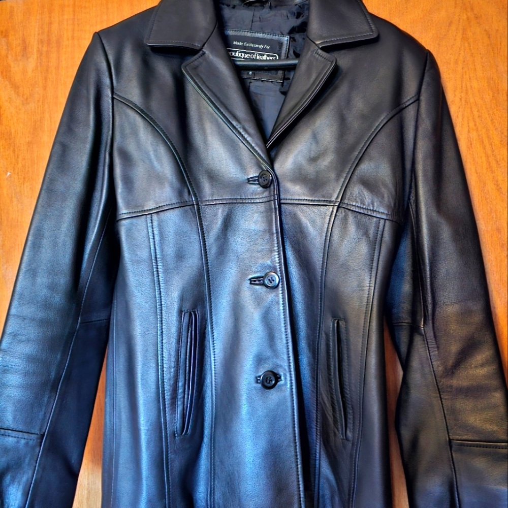 Boutique of leather soft supple jacket